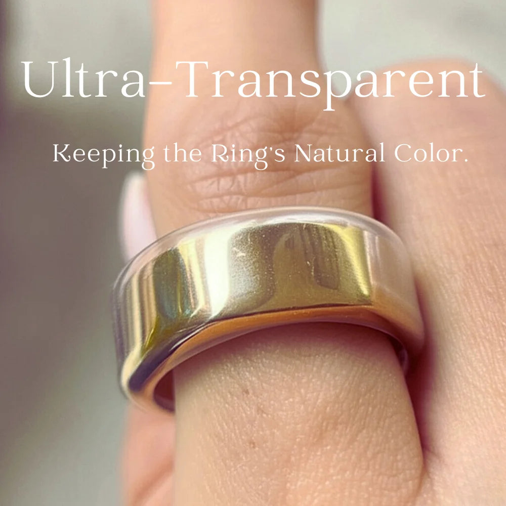 6 Pack Transparent Smart Ring Cover Compatible Oura Ring Samsung Surport Anti Scratch Elastic Clear Protector Woman Man workout