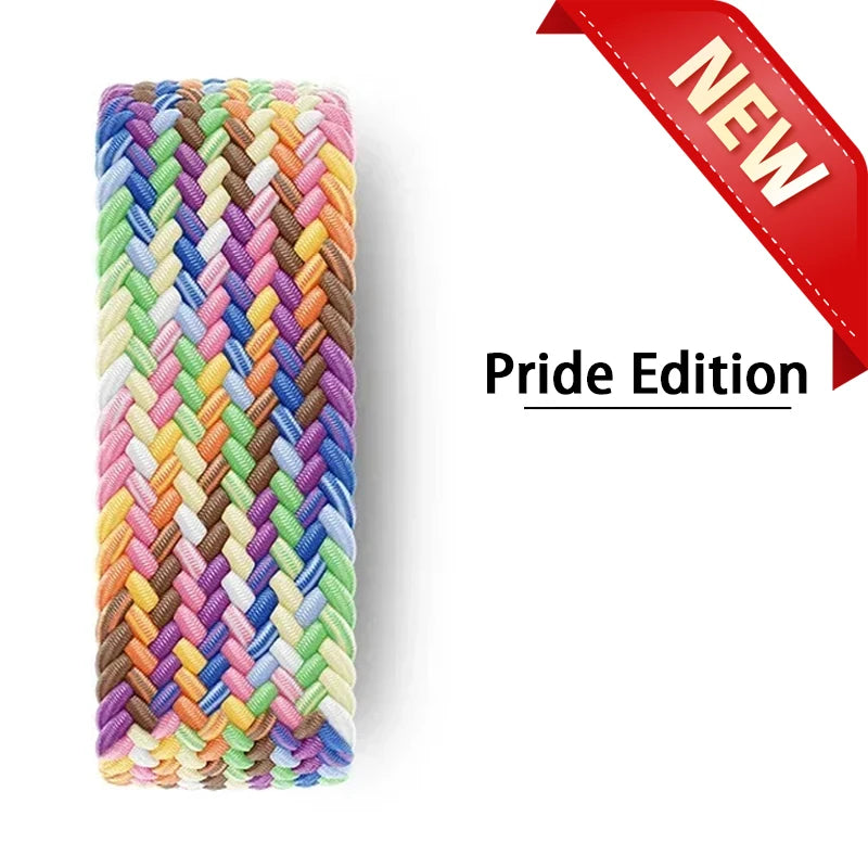 Braided Solo Loop For Apple watch Band 46mm 44mm 45mm 42mm 40mm 41mm Bracelet correa iwatch Series Ultra 2 11 10 9 SE 8 7 Strap