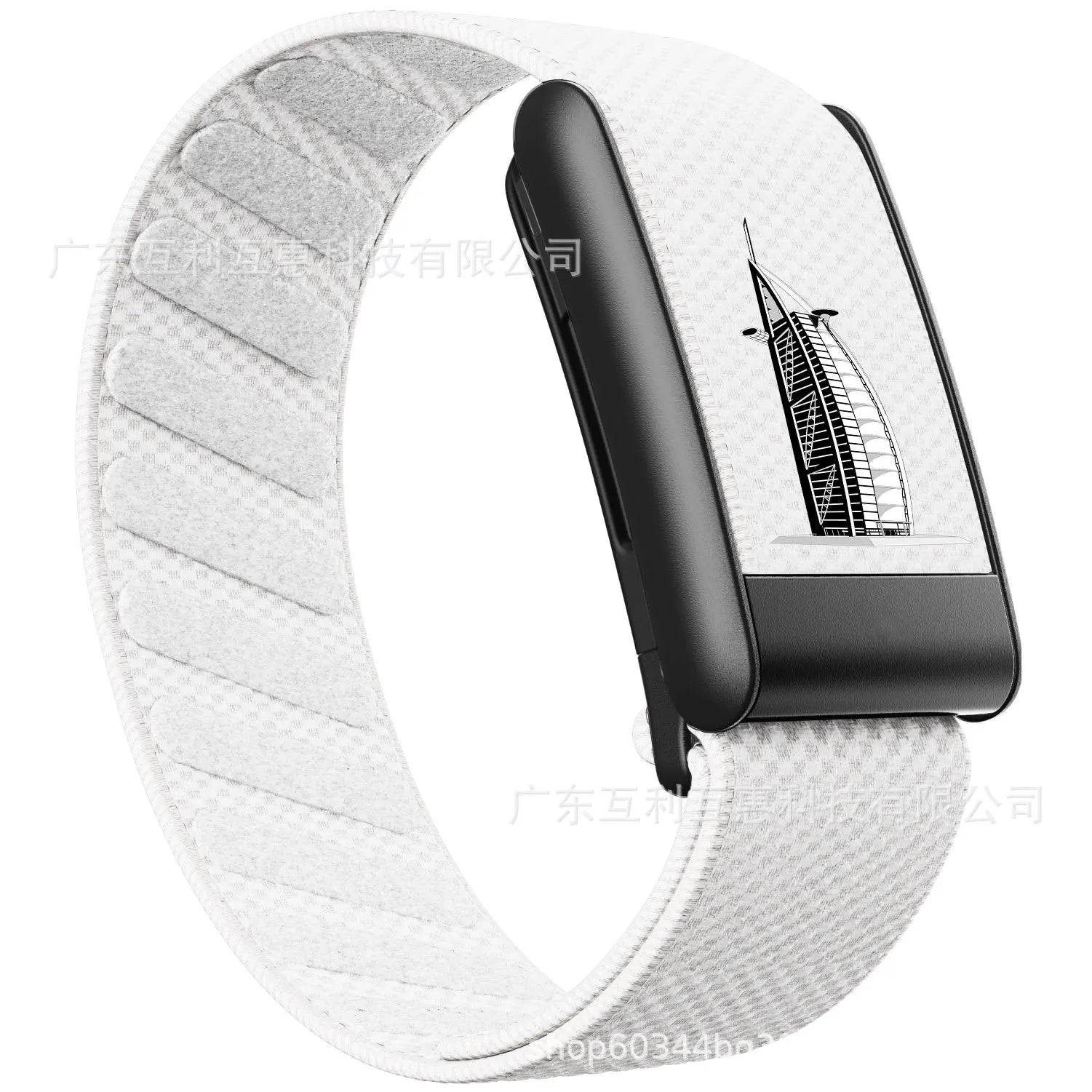 New Model Compatible with Whoop 5.0 Wristband, Waterproof Nylon Braided MG Sports Replacement Band with Matte Metal U-Fr
