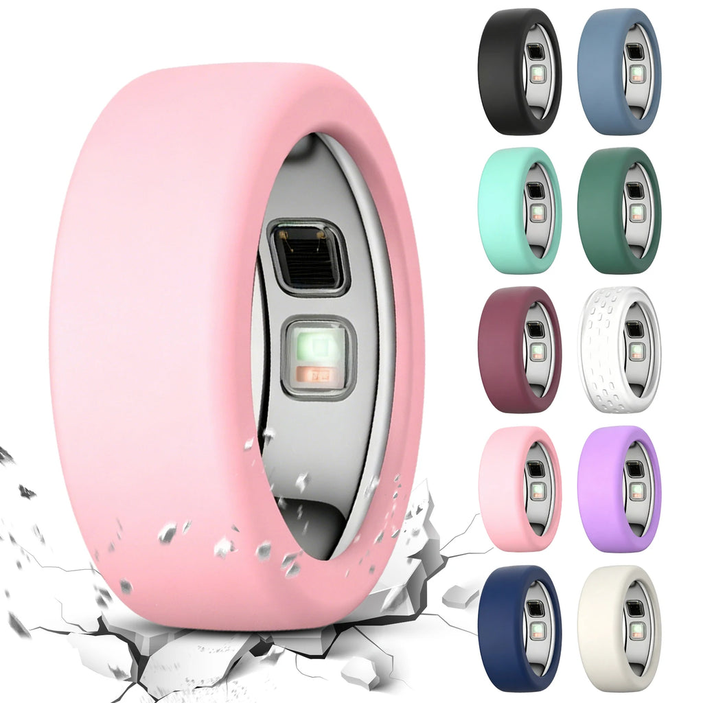 Silicone Cover for Oura Ring 5 Silicone Ring Cover Scratch Resistant Ring Case Soft Shell For Oura Ring 5 Samrt Ring Accessories