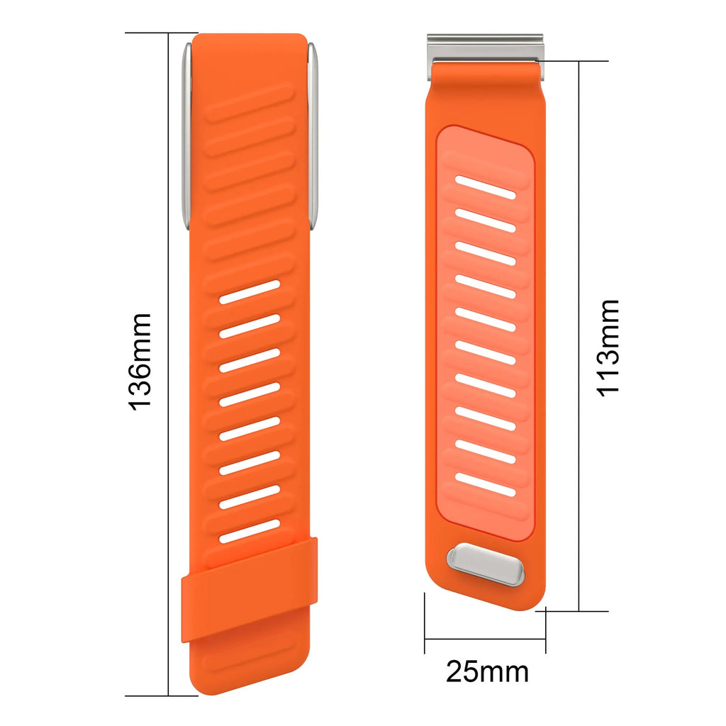 Suitable for Whoop 5.0 dual color silicone soft strap official For Whoop mg sports wristband with metal frame included