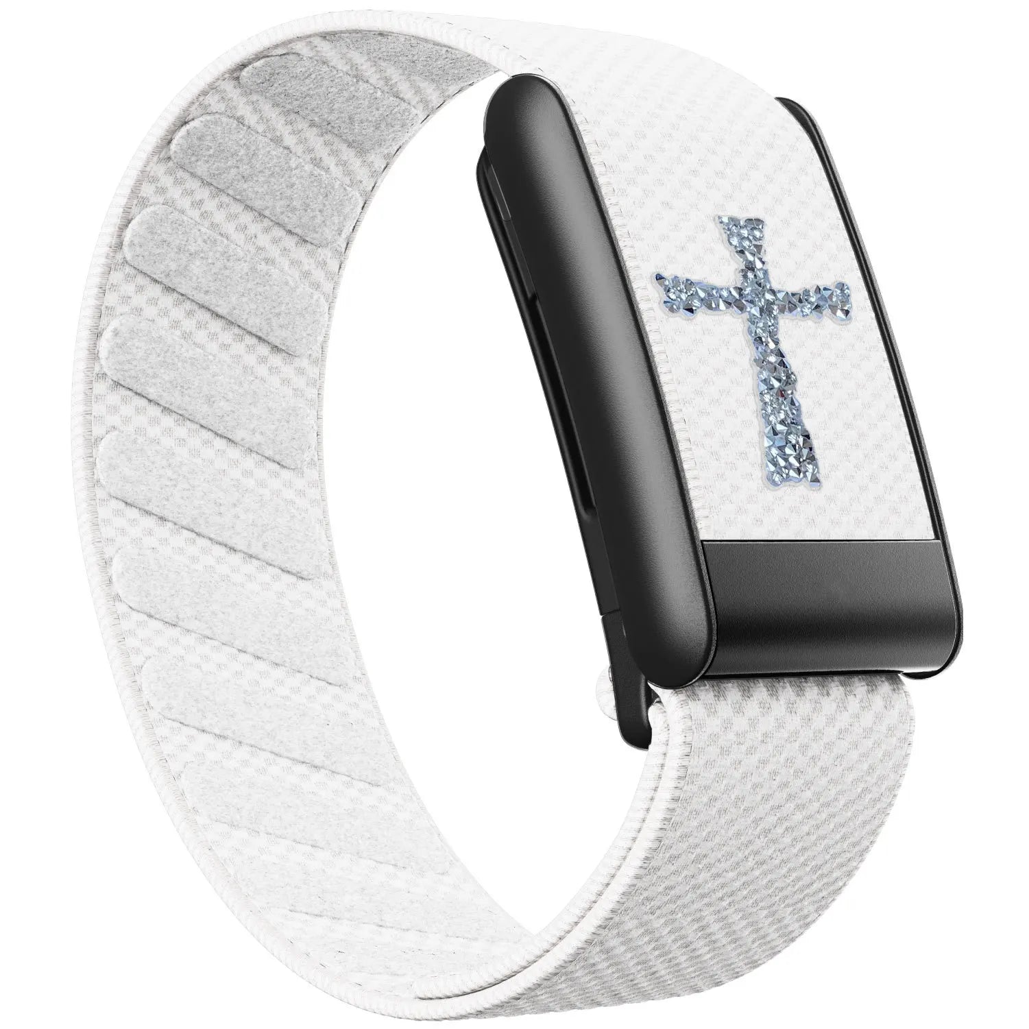 New Model Compatible with Whoop 5.0 Wristband, Waterproof Nylon Braided MG Sports Replacement Band with Matte Metal U-Fr