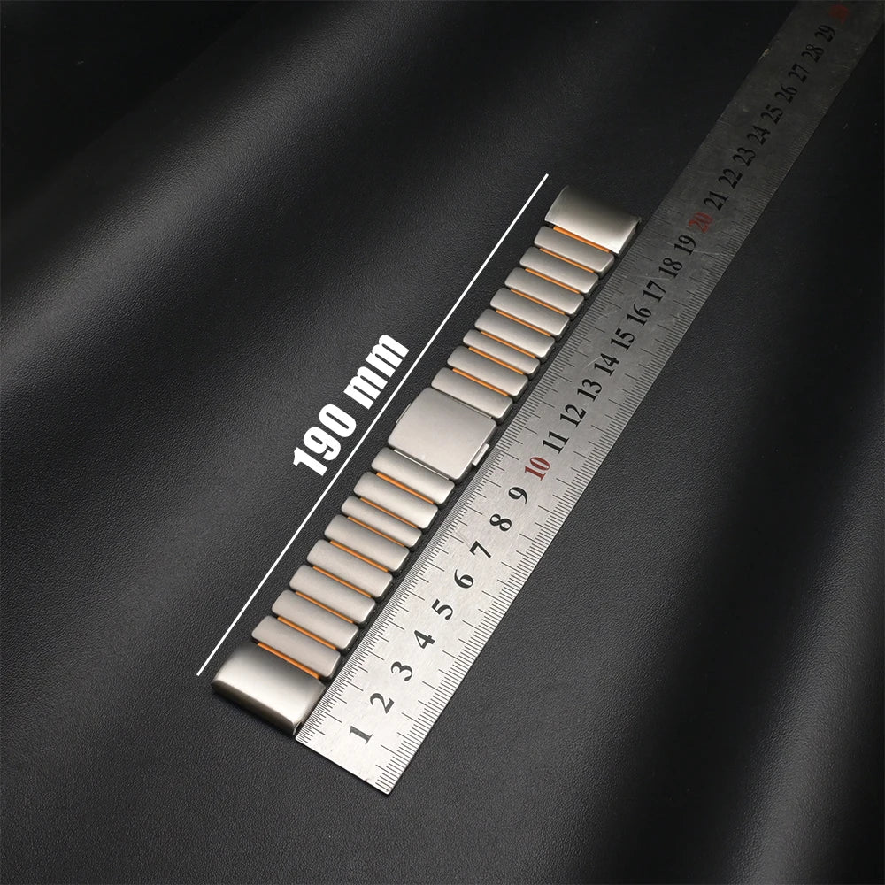 26mm Luxury Titanium Band for Garmin Watch Fenix 8 7X Pro Tactix 7 EPIX Pro 51mm Enduro 3 2X Instinct 3 2X 50mm Quick Fit Strap