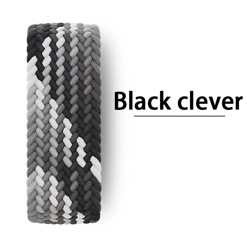 Braided Solo Loop For Apple watch Band 46mm 44mm 45mm 42mm 40mm 41mm Bracelet correa iwatch Series Ultra 2 11 10 9 SE 8 7 Strap