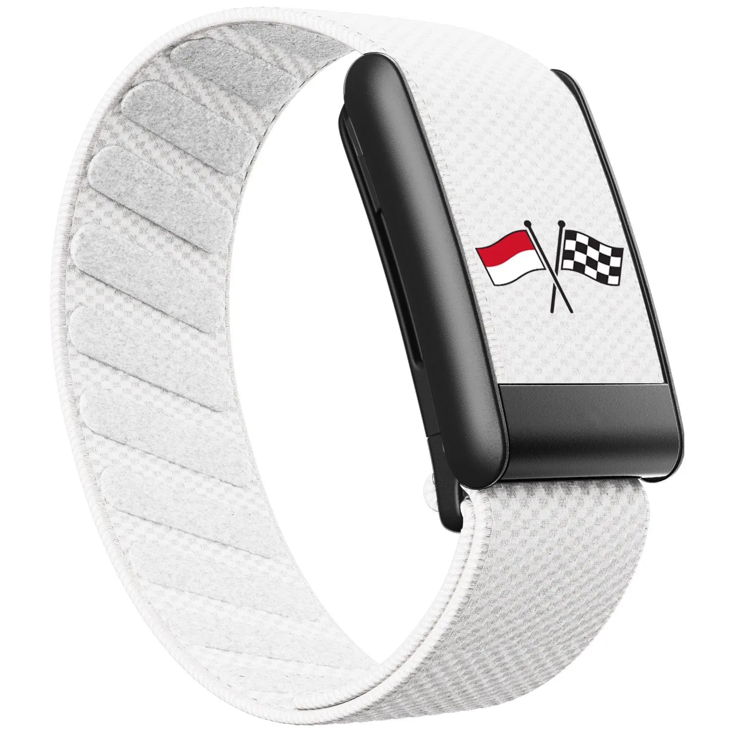 New Model Compatible with Whoop 5.0 Wristband, Waterproof Nylon Braided MG Sports Replacement Band with Matte Metal U-Fr