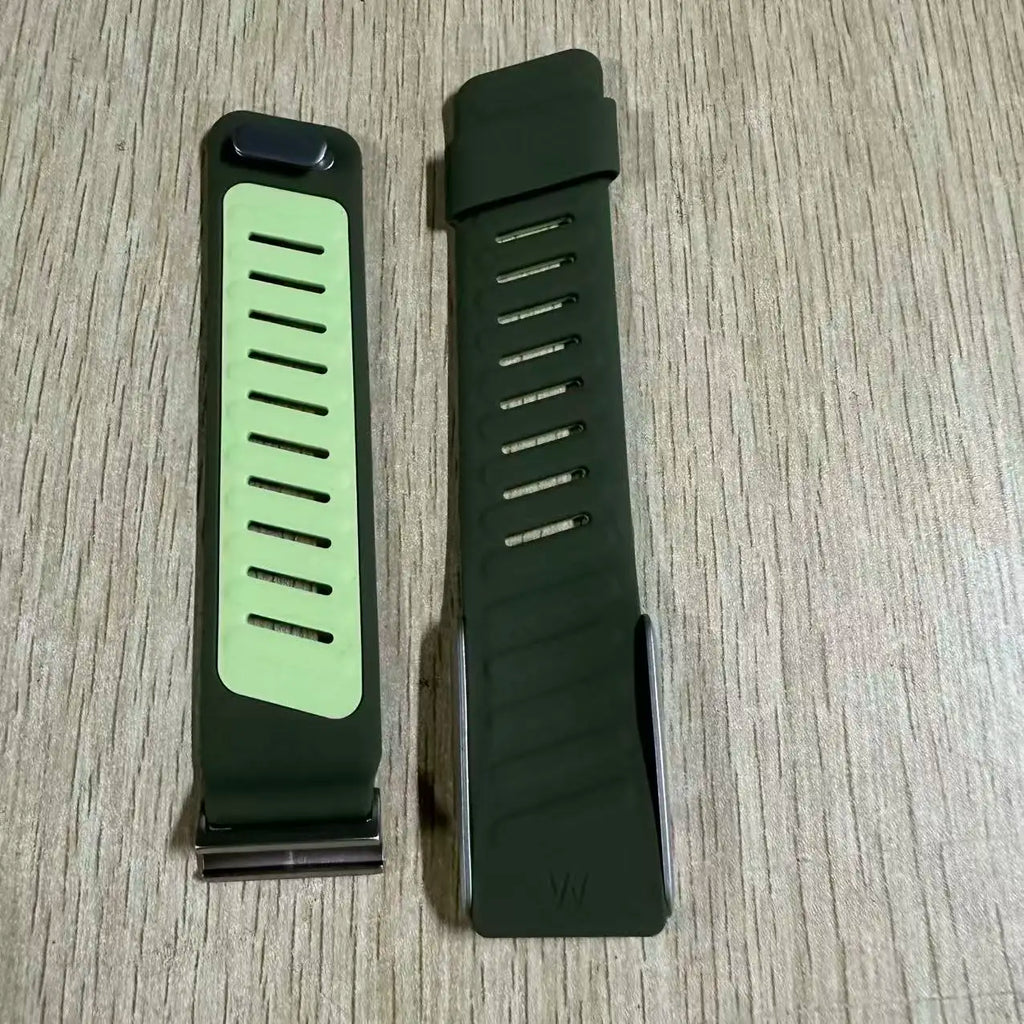 Suitable for Whoop 5.0 dual color silicone soft strap official For Whoop mg sports wristband with metal frame included